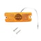 Truck-Lite Led, Yellow Rectangular, 3 Diode, Marker Clearance Light, P2, 2 Screw, Reflectorized, Diamond 18050Y3 - alternate 1